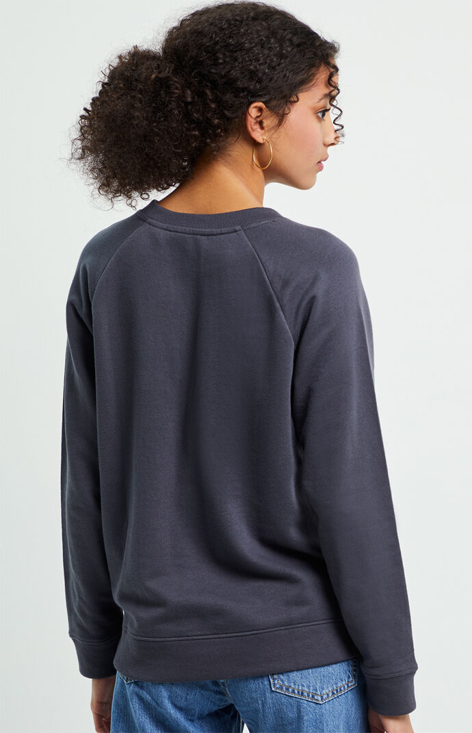 Relaxed Graphic Crew Neck Sweatshirt