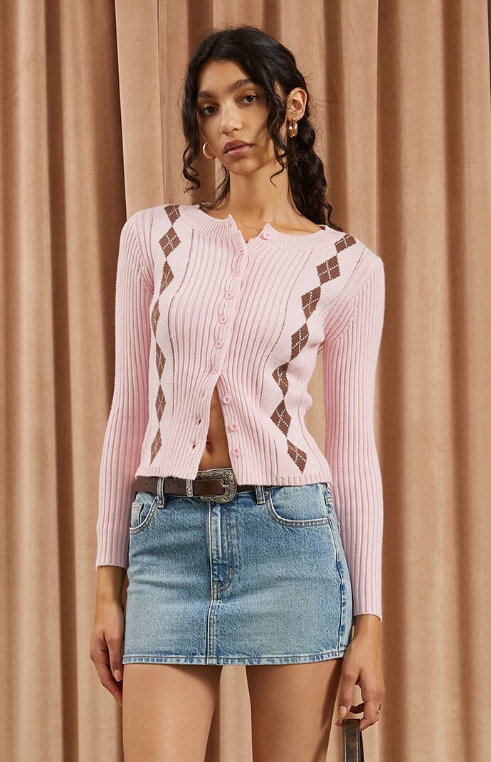 Beverly and Beck Argyle Knit Cardigan | PacSun