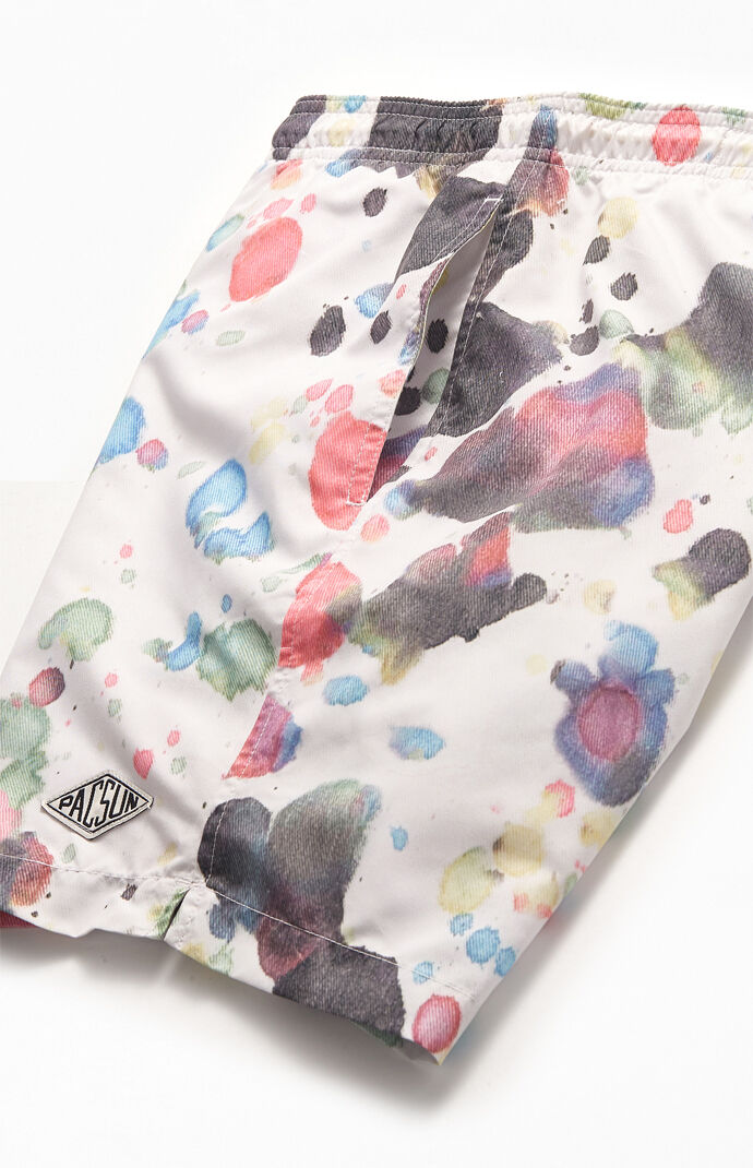 Ink Splats 17" Swim Trunks