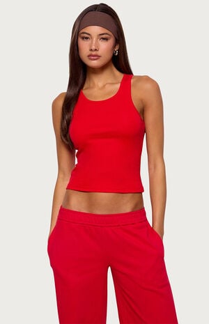 Francie Ribbed Tank Top image number 1
