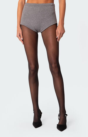 Comfort Club Knit Micro Shorts image number 1