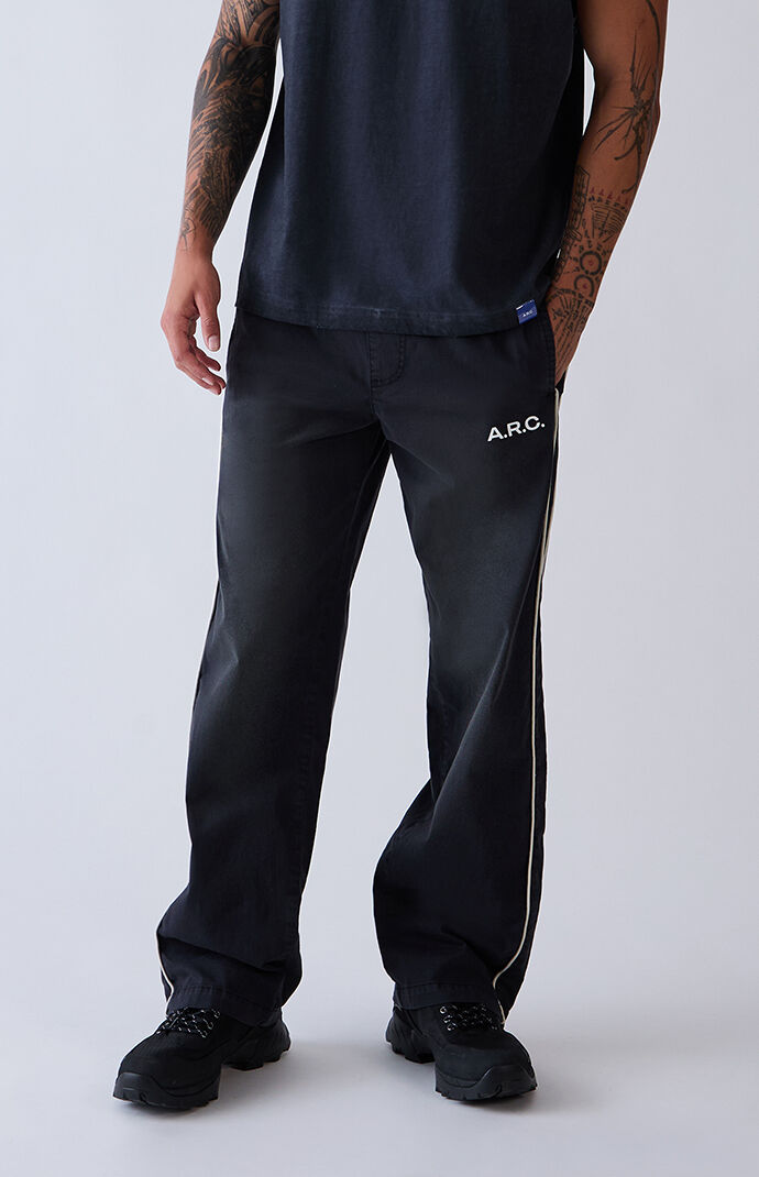 A.R.C. Black Active Vintage Wash Track Pants | Pacsun