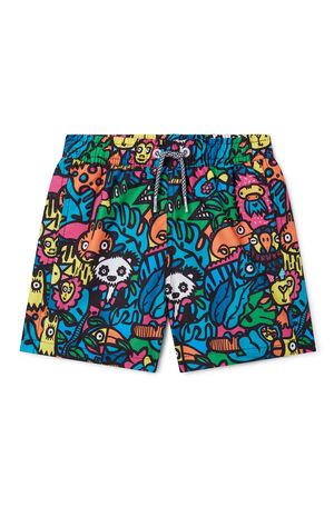 Kids Munday Jungle 5.5" Swim Trunks image number 1