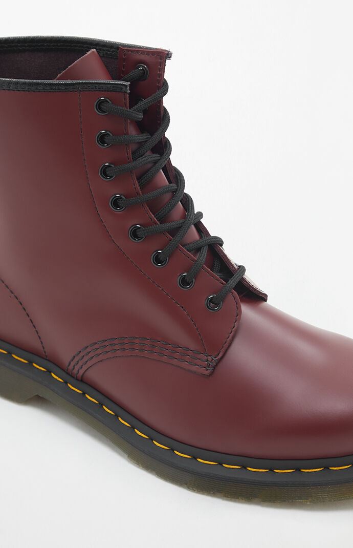 doc martens cherry red smooth