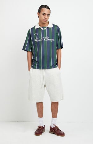 Light Gray Fleece Volley Sweat Shorts image number 1