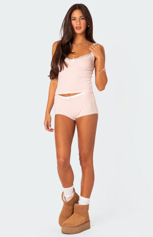 Mariana Pointelle Micro Shorts image number 2