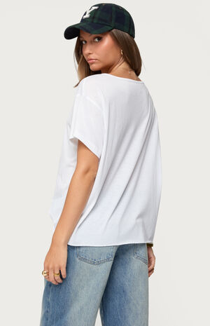 Sonora Oversized v Neck T-Shirt image number 3