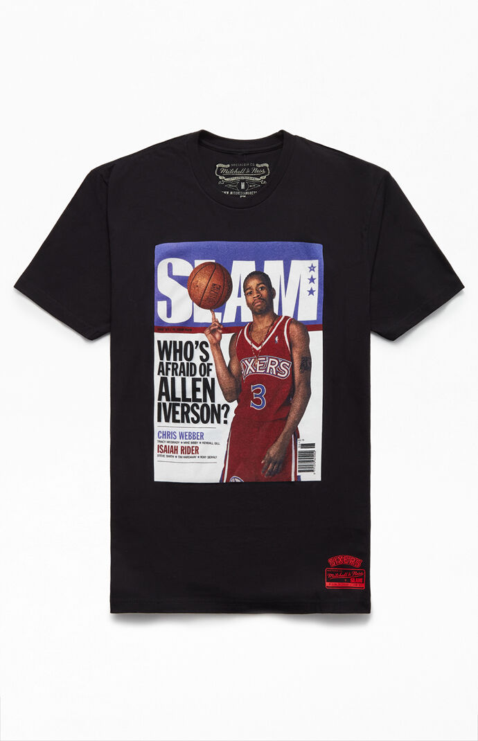 allen iverson draft day shirt