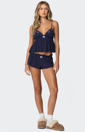 Dream Babydoll Waffle Tank Top image number 2