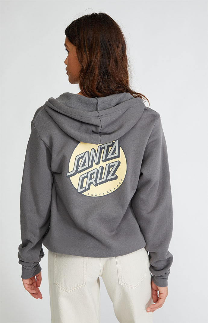 Gray santa cruz hoodie outlet