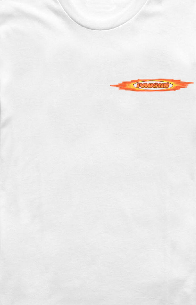 White Flames Logo T-Shirt