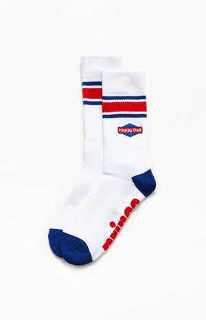 x Happy Dad Logo Crew Socks image number 1