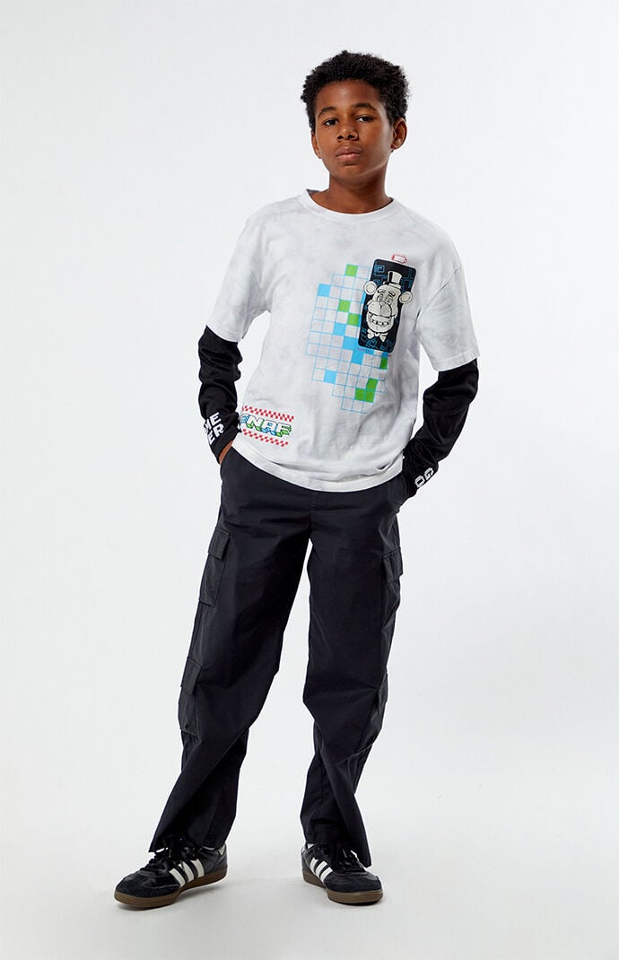 Five Nights at Freddy's Kids Game Over Twofer Long Sleeve T