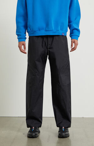 Active Black Nylon Baggy Cargo Pants image number 4