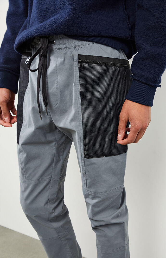 PacSun Gray Slim Nylon Cargo Pants | PacSun