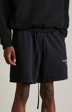 Black Heavy Fleece Soccer Sweat Shorts Black Heavy Fleece Soccer Sweat Shorts image number 5