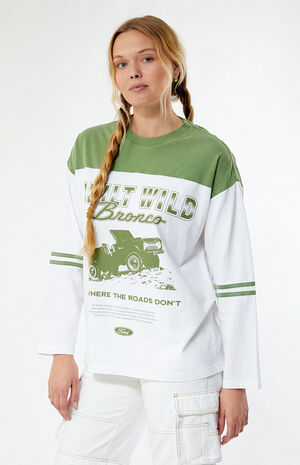 Bronco Long Sleeve Oversized T-Shirt image number 3
