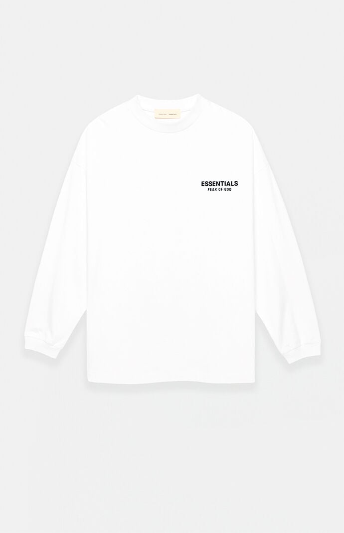 Fear of God Bright White Classic Long Sleeve T-Shirt