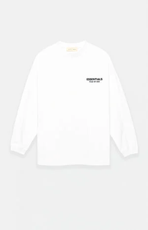 Bright White Classic Long Sleeve T-Shirt image number 1