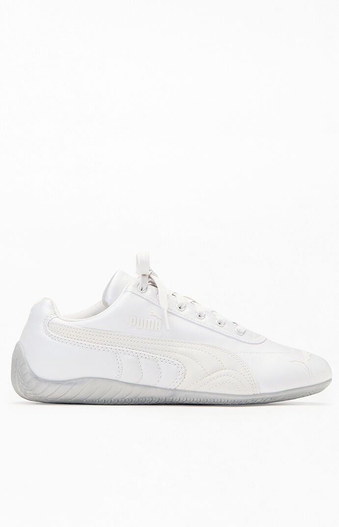 Puma Women's White Speedcat Anodized Sneakers - Size 7