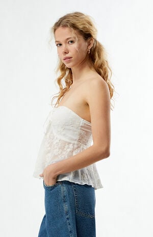 Matilda Floral Embellished Tank Top image number 3