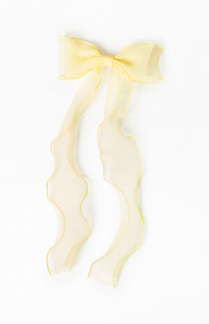 Big Chiffon Bow Barrette image number 1