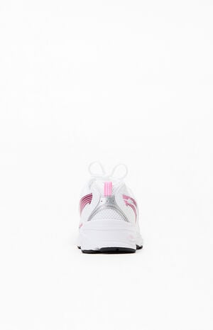 White & Pink 530 Sneakers image number 3