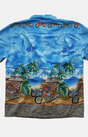 2000s Tropical Motorcycles Graphic Top image number 3