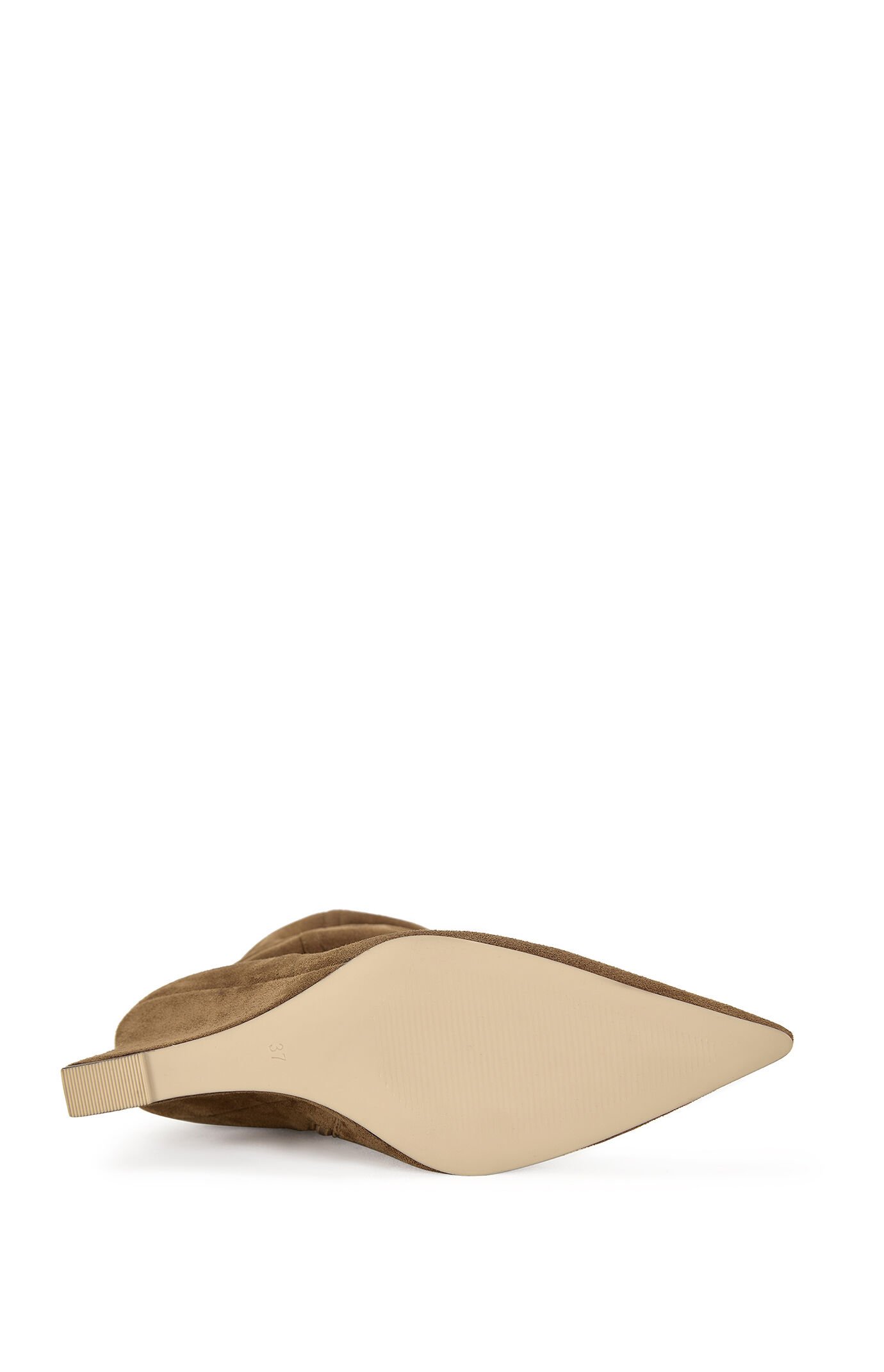 AZALEA WANG Asaf Tan Wedge Booties