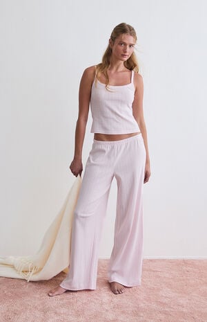 Pointelle Pajama Tank Top image number 5