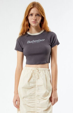 By PacSun King Of Beers Cropped T-Shirt