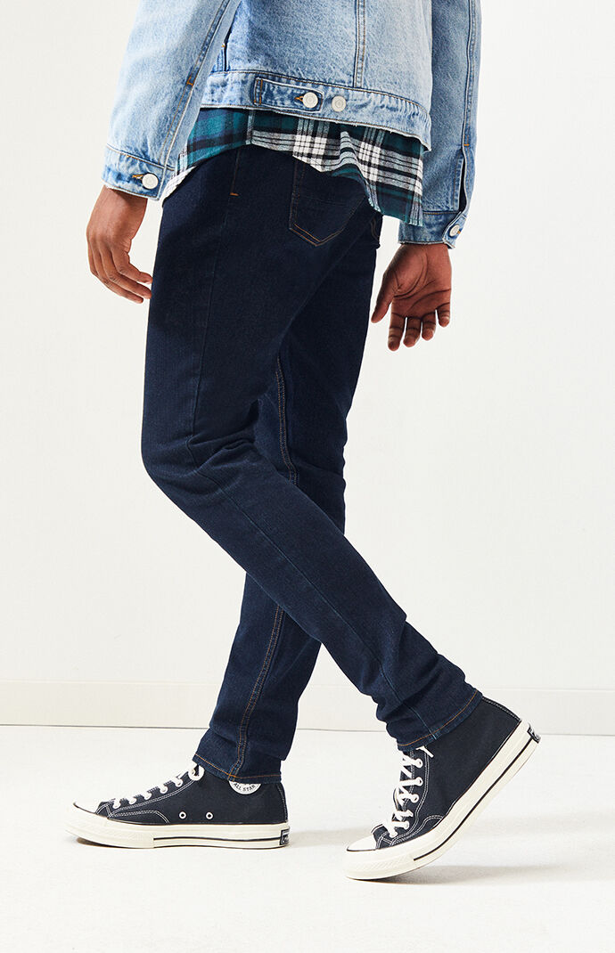 Dark Stacked Skinny Jeans
