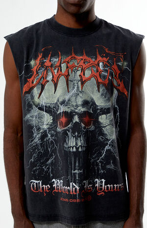 World Is Yours Vintage Cutoff T-Shirt image number 3