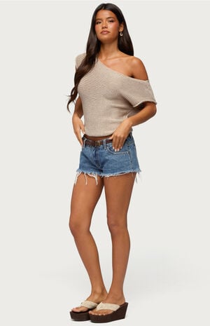 Naamo Off-The-Shoulder Knit Top image number 4