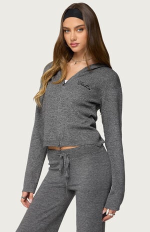 Ayah Knit Zip Up Hoodie image number 2