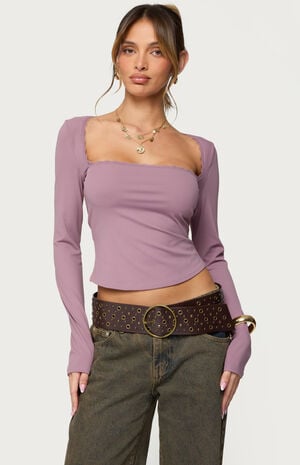 Polly Lacey Tie Back Top image number 1