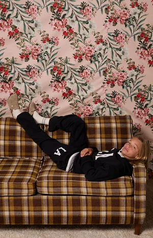 LA Applique Baggy Sweatpants image number 1