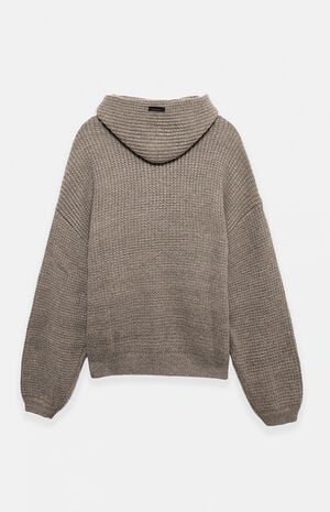 Homestead Heather Heavy Waffle Knit '90s Hoodie image number 2