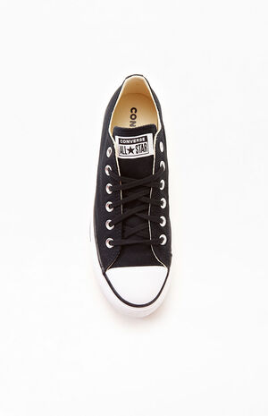 Women's Black Chuck Taylor All Star Lift Platform Sneakers image number 5