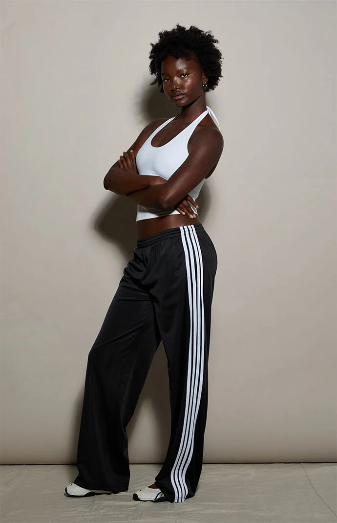 パンツ 2000's archive stripe buggy slacks y2k Pacsun Soccer Striped Baggy Track Pants | Pacsun