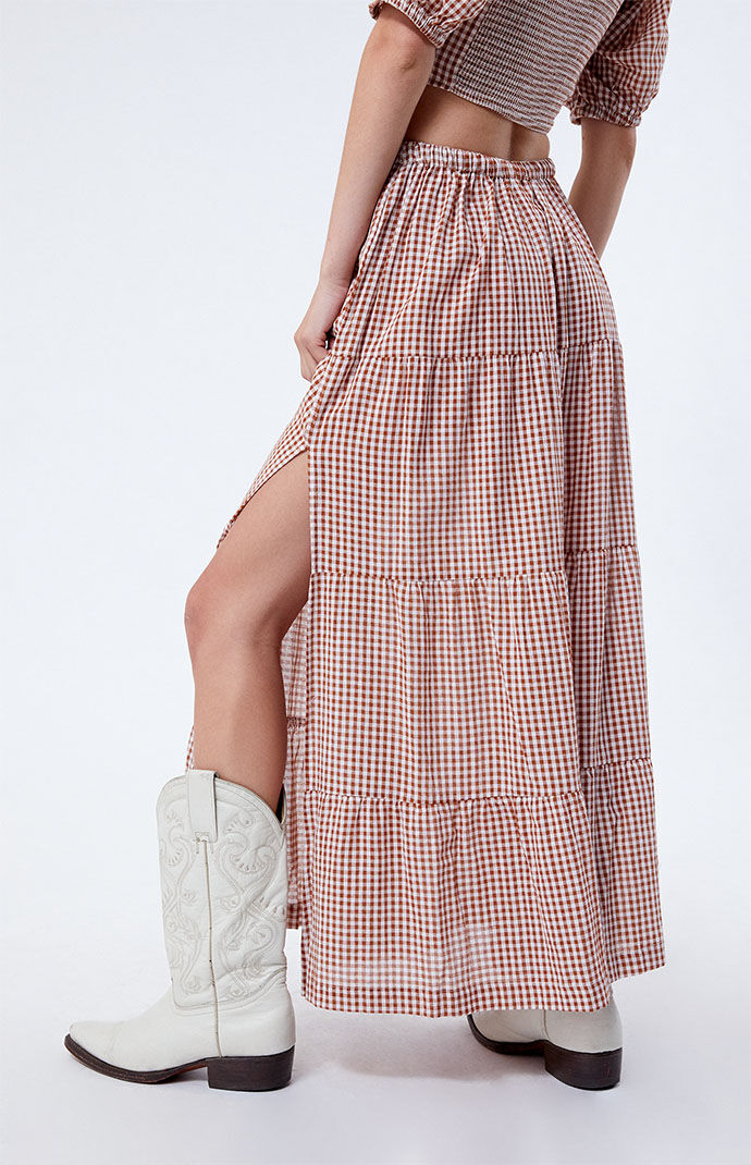 Gingham skirt pacsun 2025
