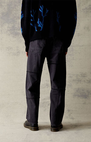 Eco Baggy Black Panel Jeans image number 4