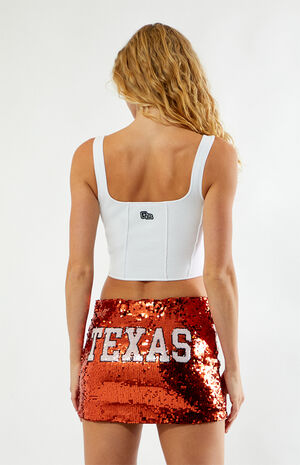 Texas Longhorns Sequin Mini Skirt image number 5