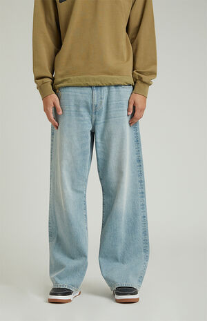 Light Wash Extreme Baggy Jeans image number 1
