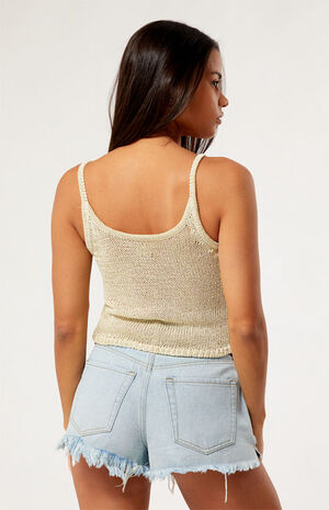 Rosemary Sequin Sweater Tank Top image number 4