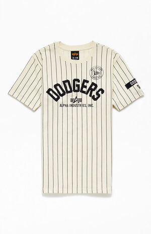 LA Dodgers Pinstripe T-Shirt image number 1