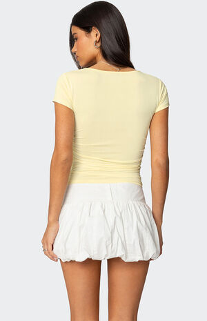 Burkley Keyhole Gathered Top image number 5