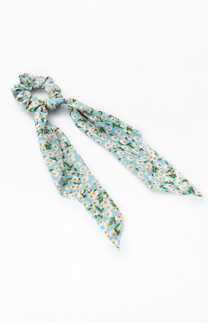 Floral Flowy Scrunchie