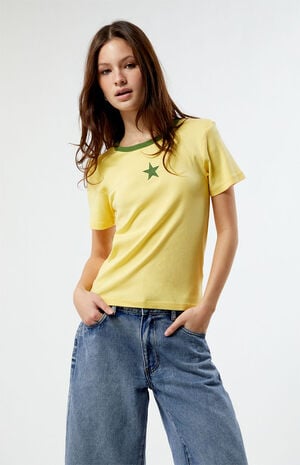 Cropped Flare Jeans & Graphic Ringer Tee - A Constellation