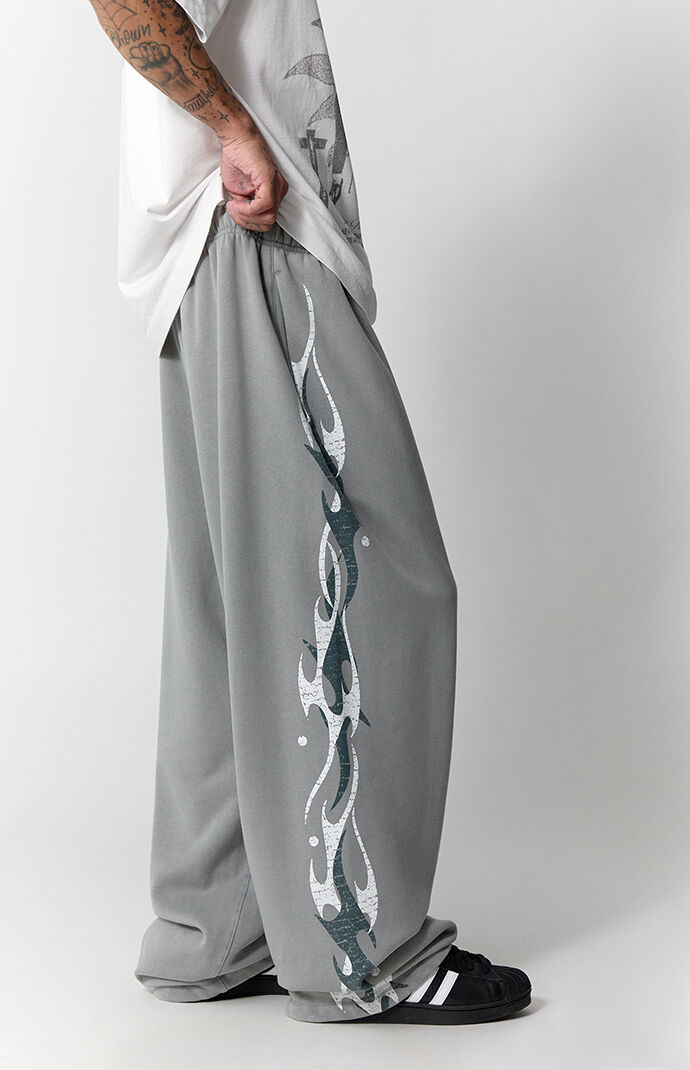 Pacsun Graphic Extreme Fleece Baggy Sweatpants | Pacsun